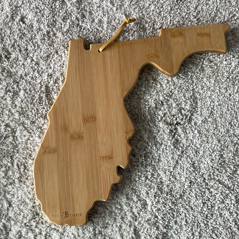 Brand new bamboo charcuterie board.